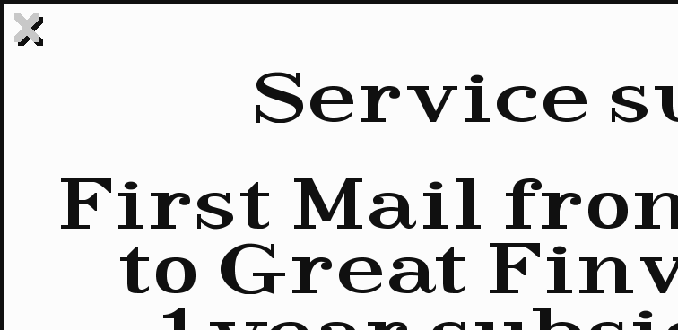 Newspaper serif font